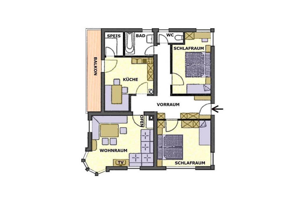 Haus Gaisberger Apartment Mayrhofen Ruang foto